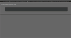 Desktop Screenshot of investorsinsoftware.com